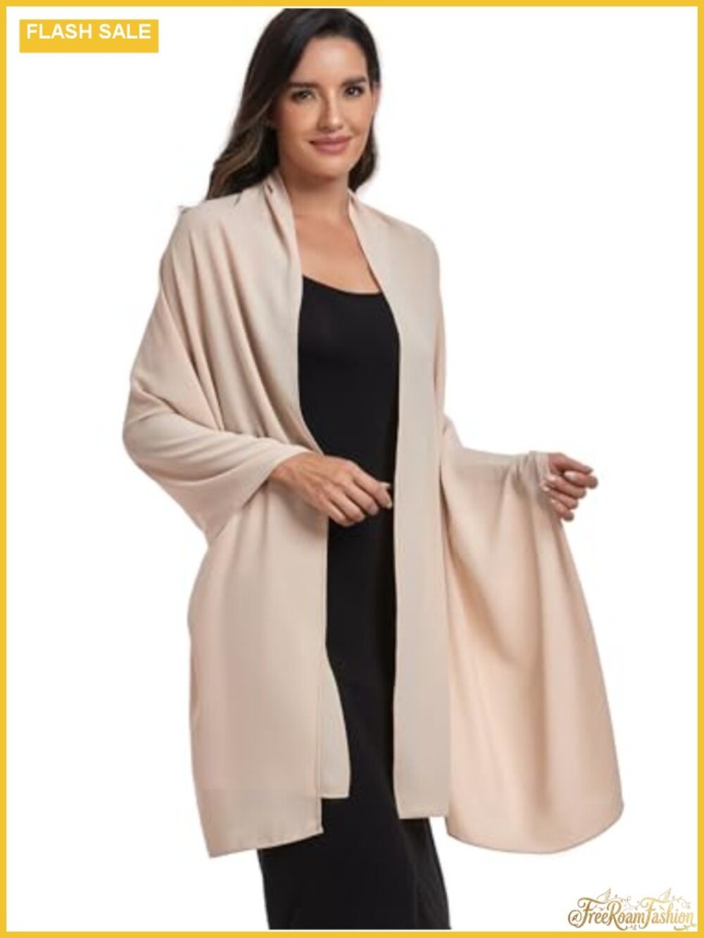 Chiffon Shawl Wrap for Women Wedding Evening Pashmina